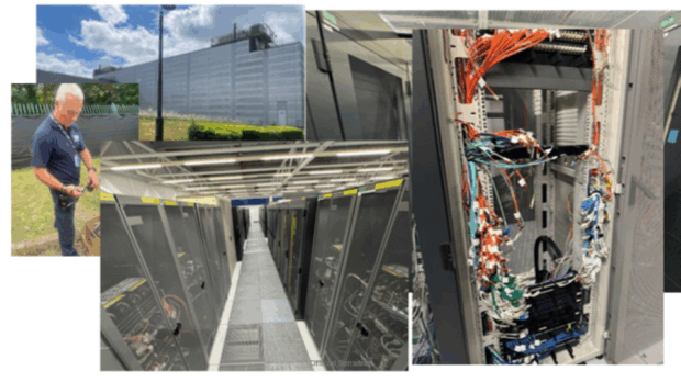 A collection of images showing the decommissioning of the Case Information Database (CID).